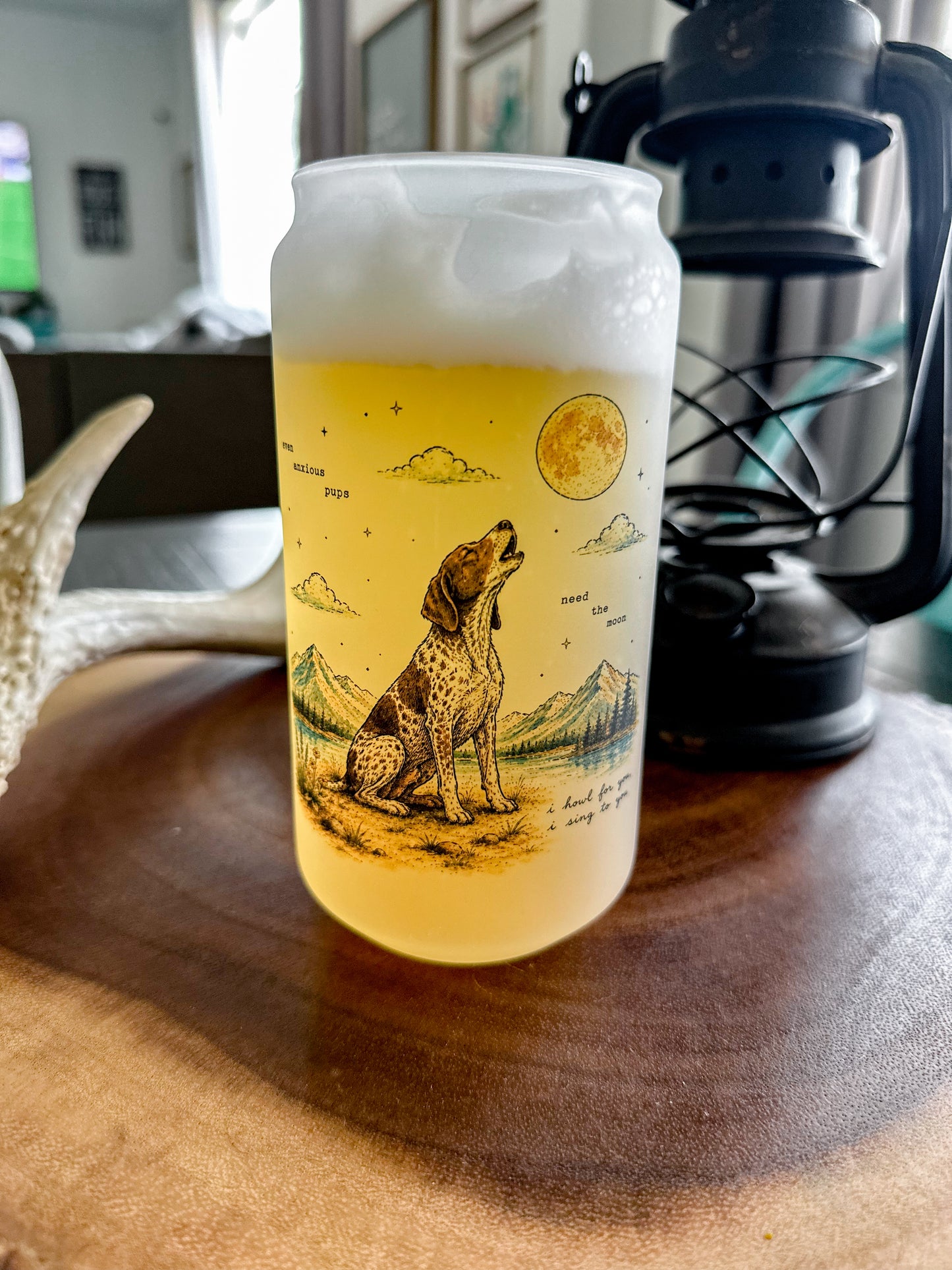 ANXIOUS PUP CAN GLASS
