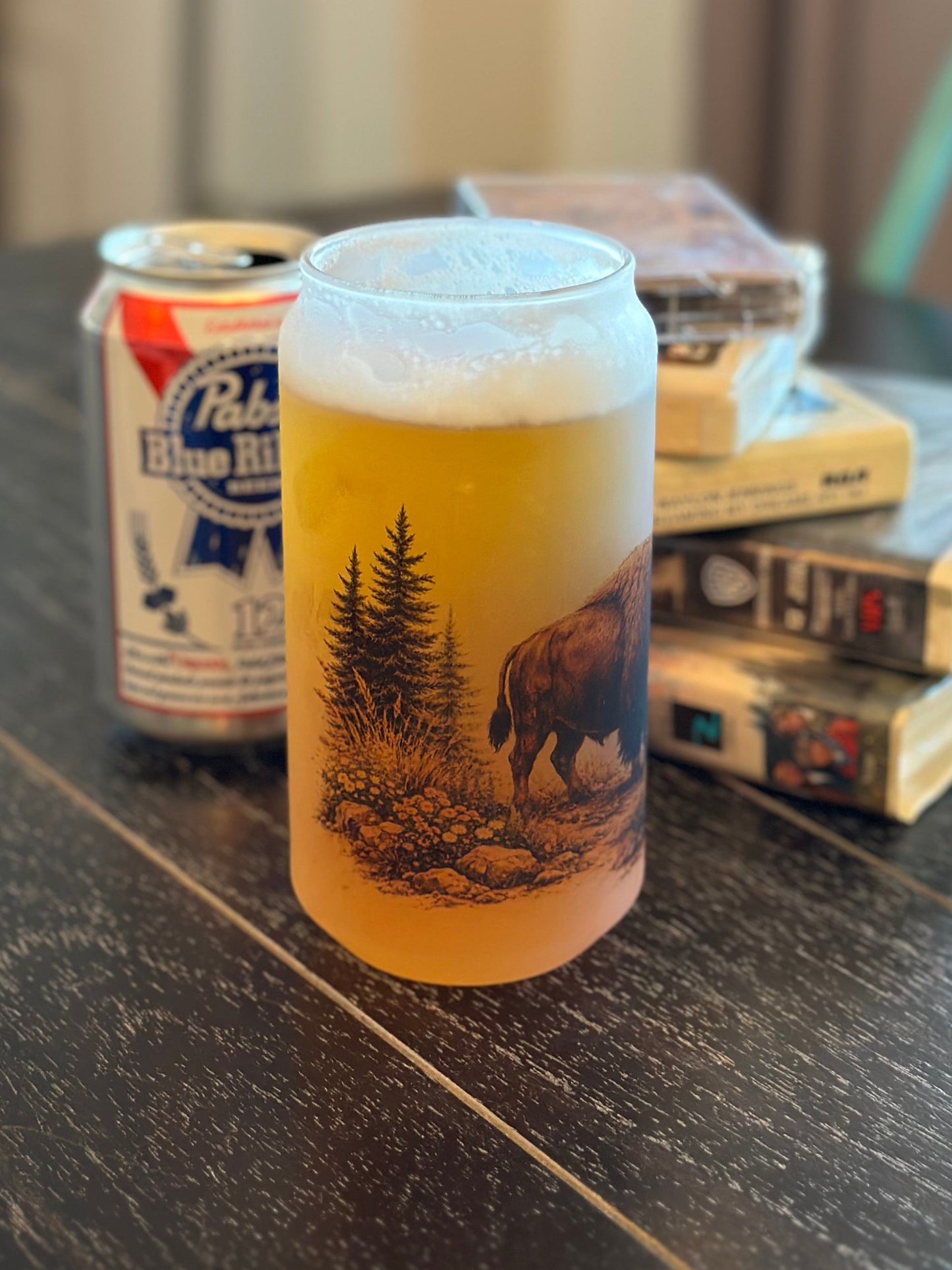 HIGH PLAINS BISON CAN GLASS