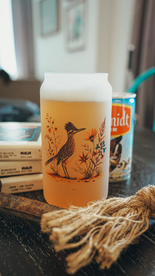 DESERT DASH FROSTED BEER GLASS