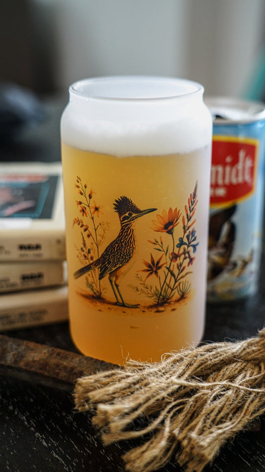 DESERT DASH FROSTED BEER GLASS