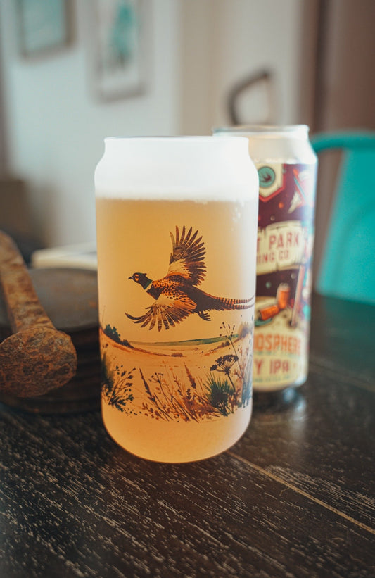FIELDS & FEATHERS – PHEASANT FROSTED GLASS