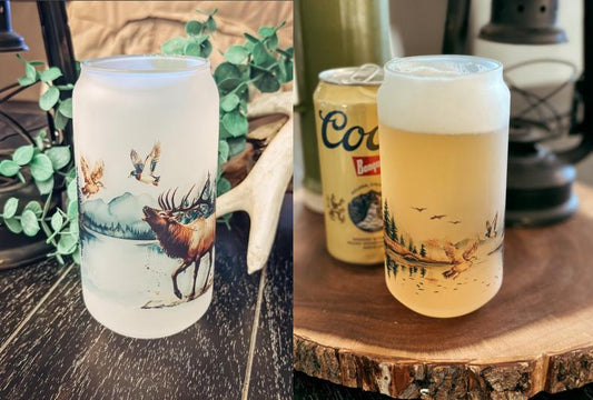 WILDLIFE GLASSWARE BUNDLE – ADVENTURE-READY SET OF 4