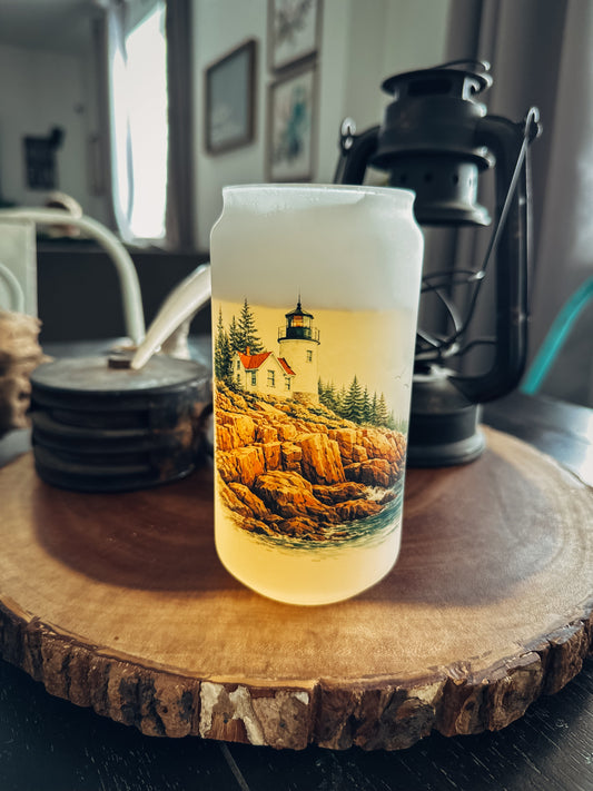 BASS HARBOR CAN GLASS