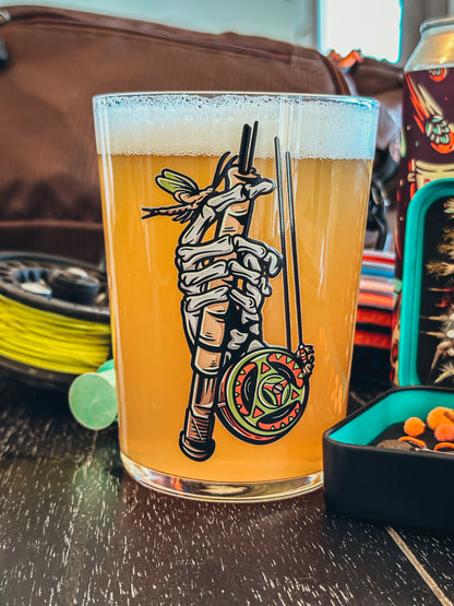 FLY FISHING PINT GLASS DUO (Set of 2)