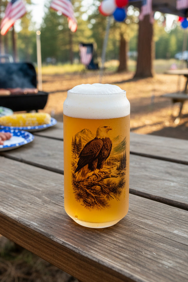 EAGLES WATCH CAN GLASS
