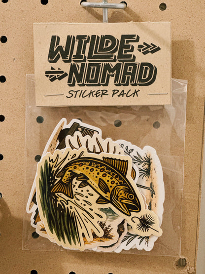Wilde Sticker Pack | 5 Waterproof Outdoor Wildlife Stickers