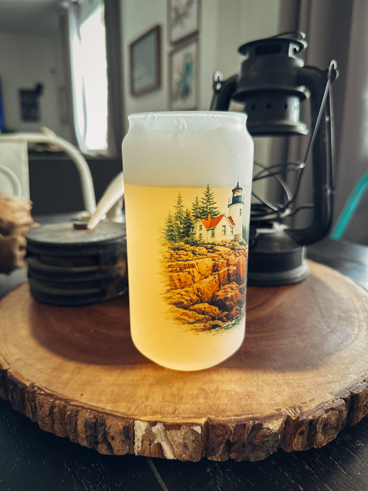 BASS HARBOR CAN GLASS