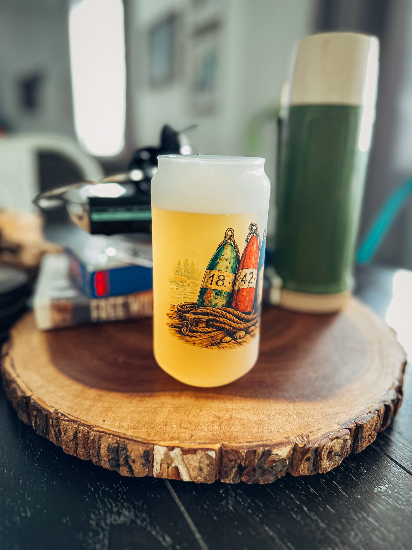 MOORING LINE CAN GLASS