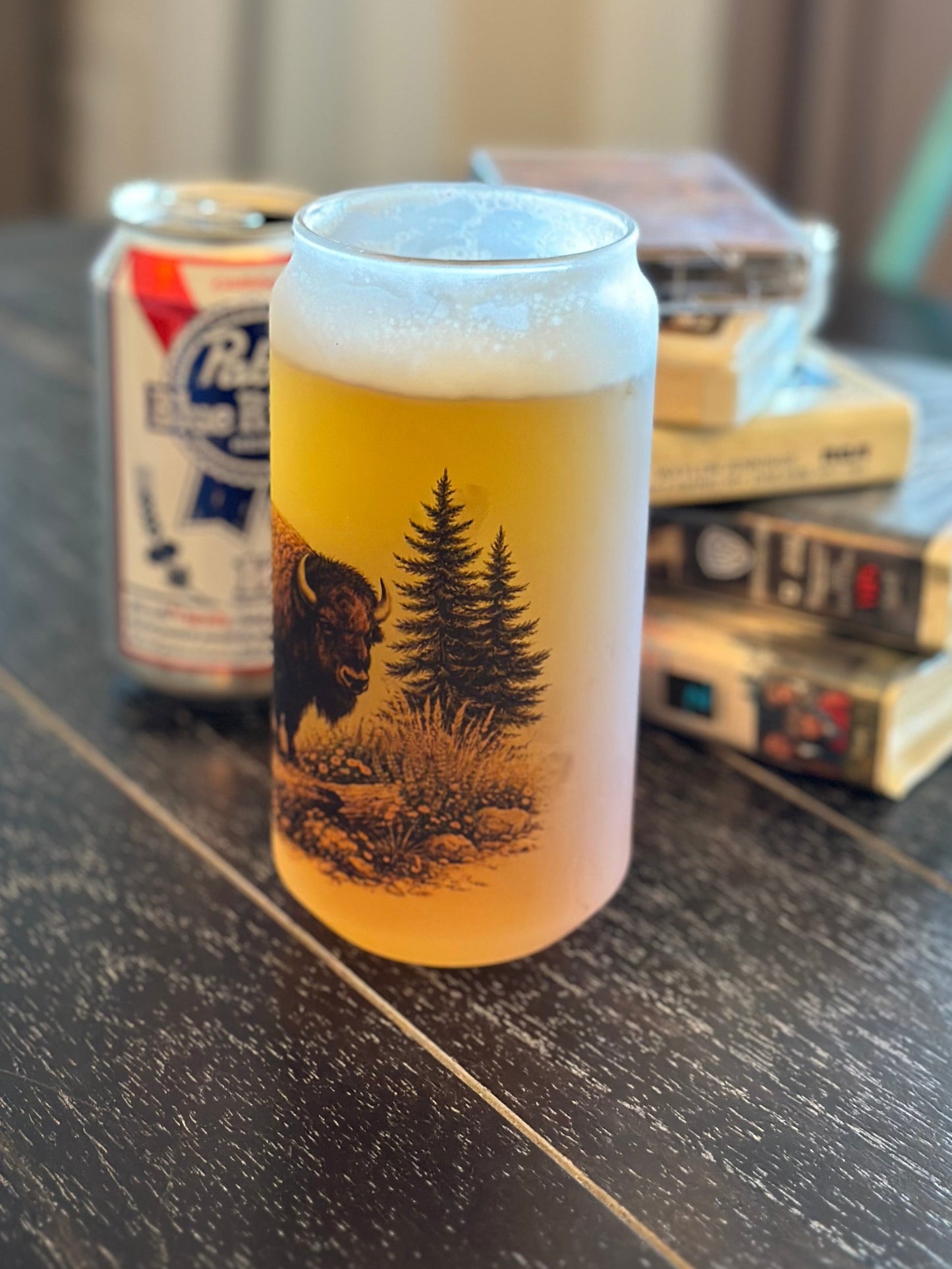 HIGH PLAINS BISON CAN GLASS