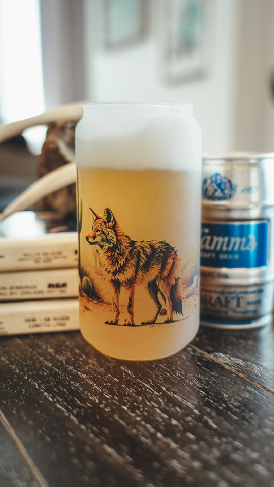 DESERT DRIFTER BEER CAN GLASS