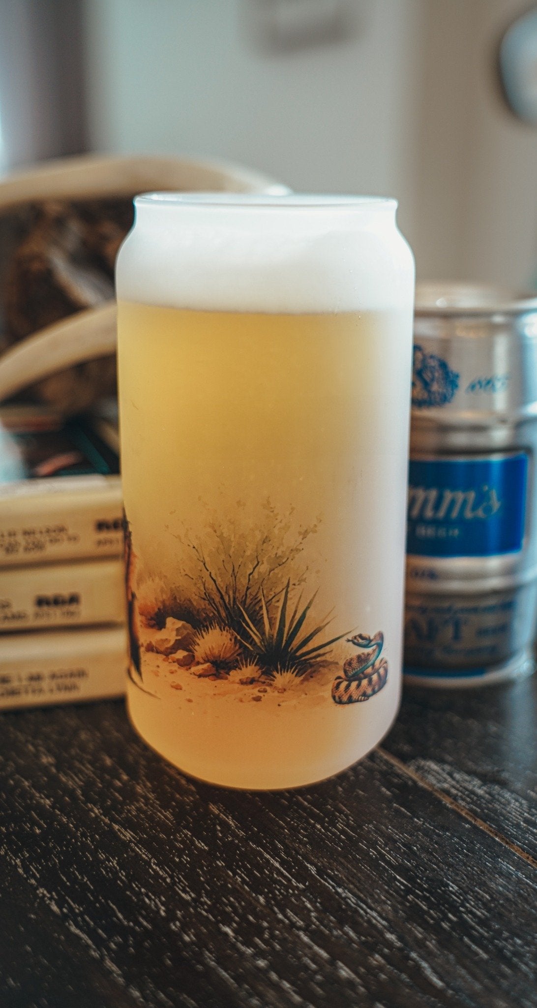 DESERT DRIFTER BEER CAN GLASS