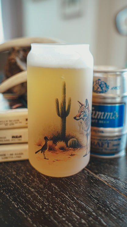 DESERT DRIFTER BEER CAN GLASS