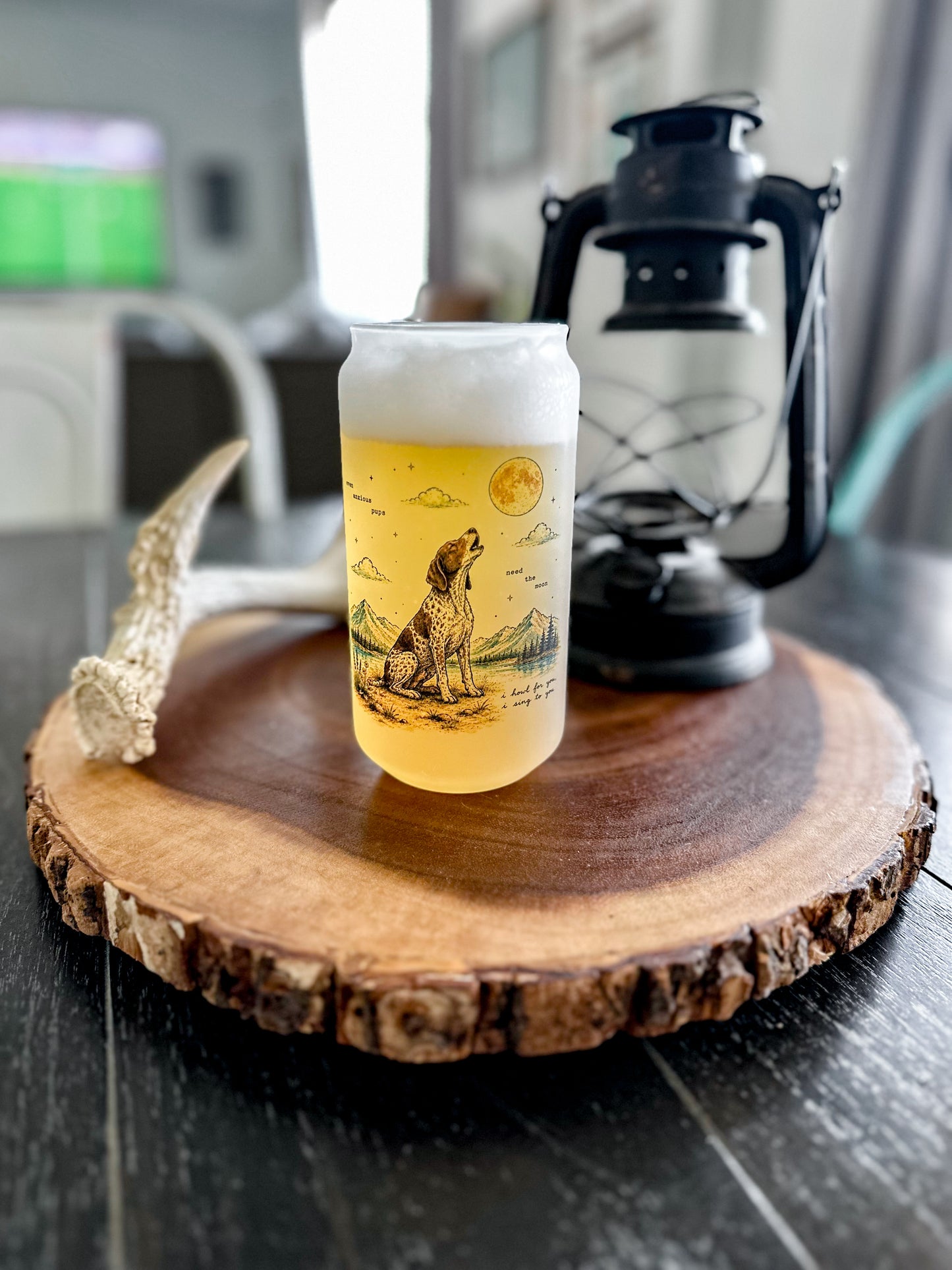 ANXIOUS PUP CAN GLASS