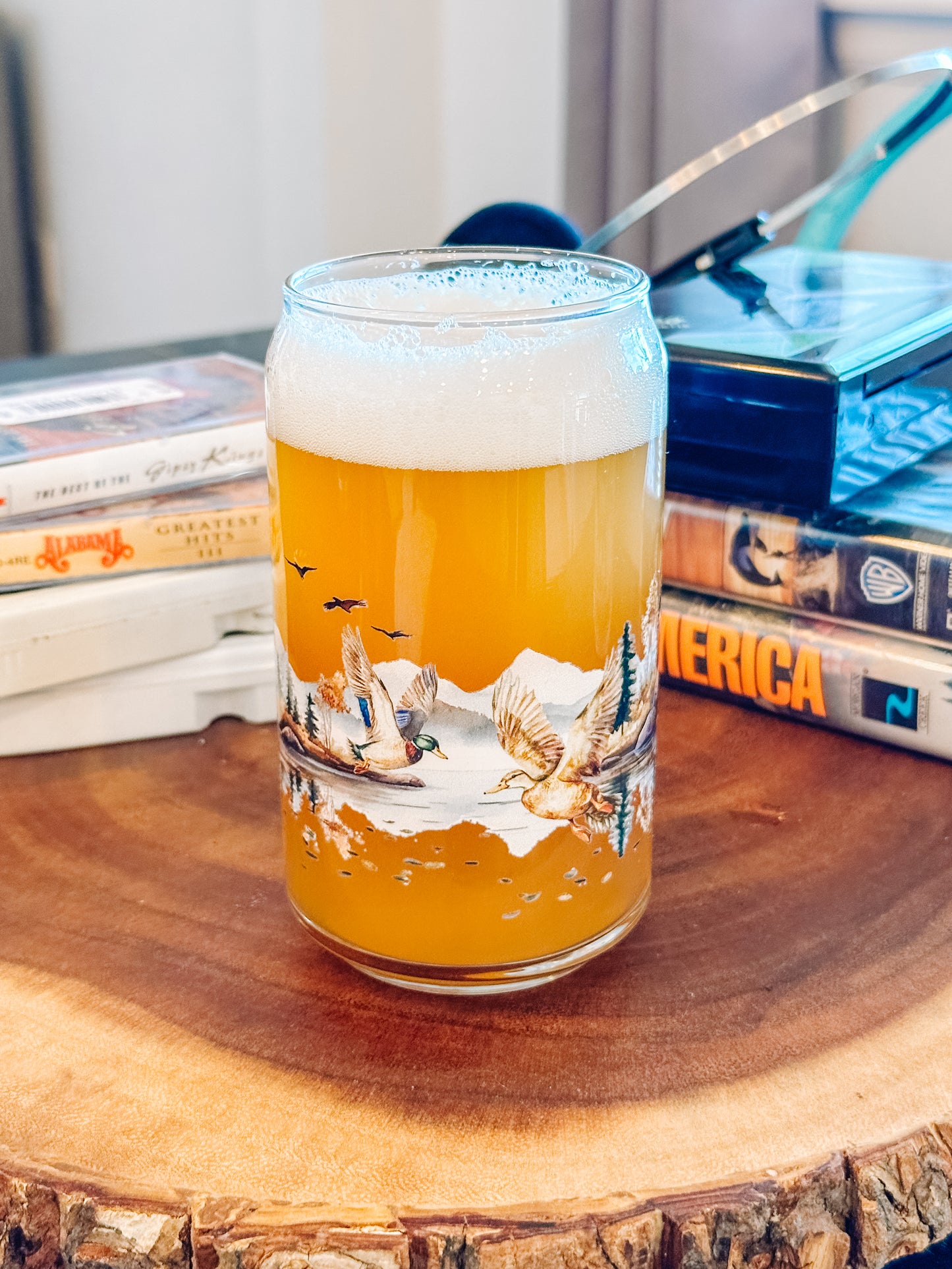 PINES & FEATHERS CAN GLASS DUO